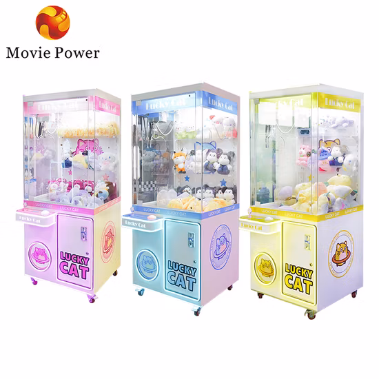 Newest Doll Crane Gift Coin Operated Arcade Amusement Toy Claw Game Machine