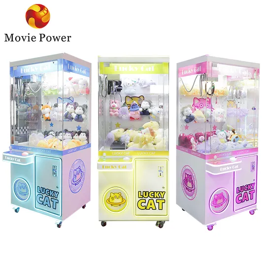 Newest Doll Crane Gift Coin Operated Arcade Amusement Toy Claw Game Machine