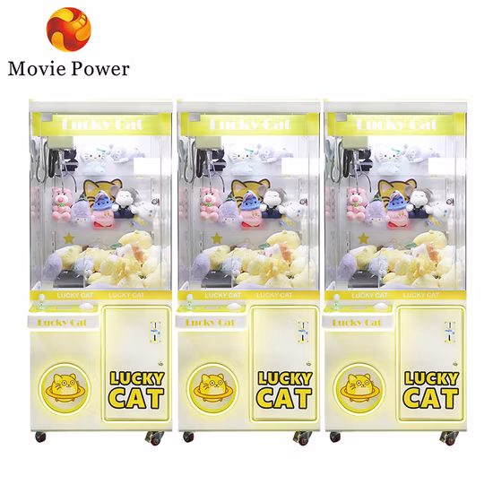 Newest Doll Crane Gift Coin Operated Arcade Amusement Toy Claw Game Machine