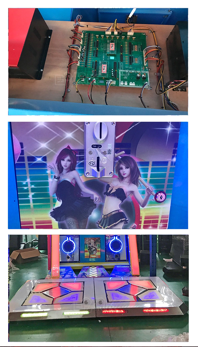 Dance Dance Revolution Double Player Competition Arcade Video Game Machine for Game Center