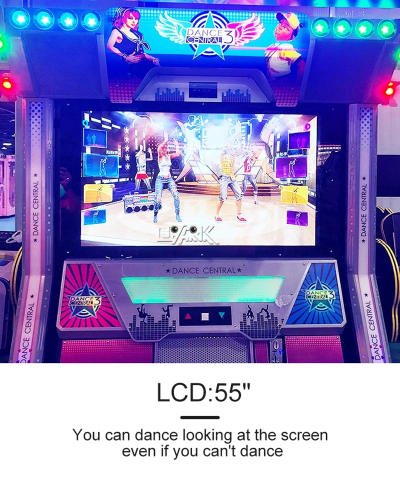 55" Dance Central 3 Video Coin Operated Dancing Arcade Indoor Music Dance Machine