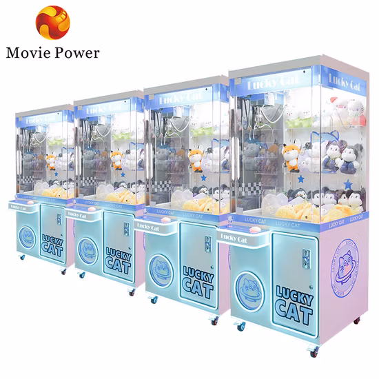 최신 인형 크레인 선물 동전 운영 아케이드 오락 장난감 클로 게임 기계